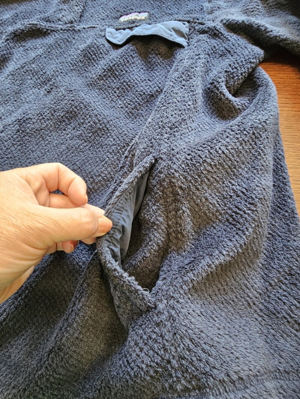 Patagonia Re-Tool Snap-T Pullover Navy Blue XXL - Picture 8 of 10